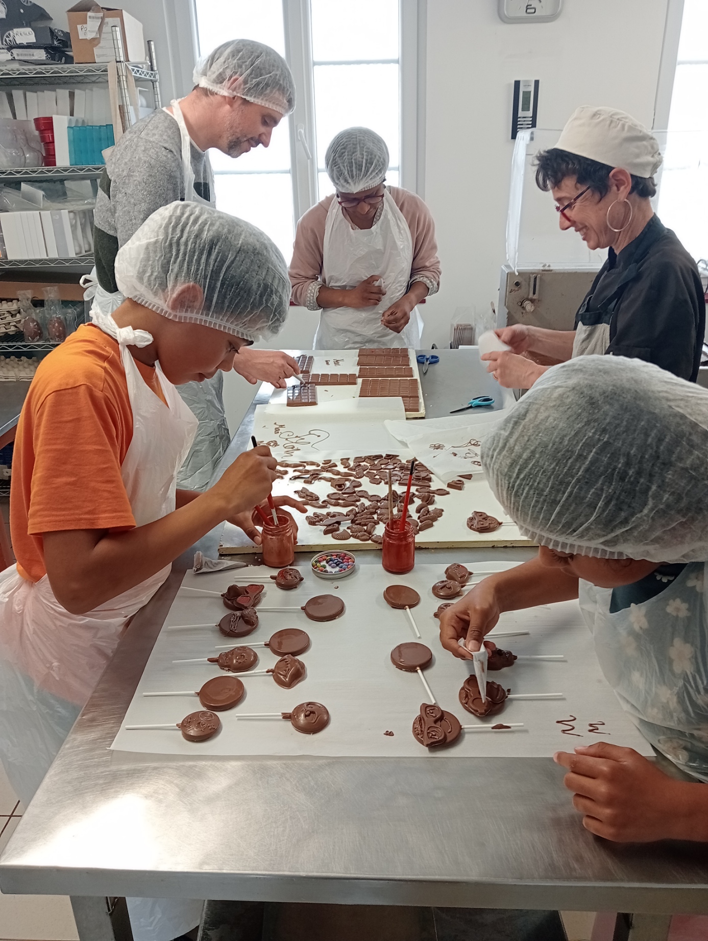 Atelier chocolat en famille
